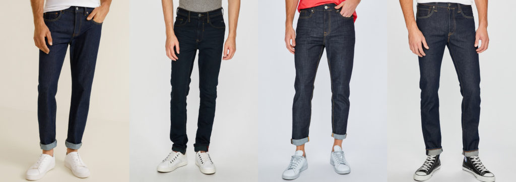 10 rzeczy, które ma w swojej szafie każdy stylowy mężczyzna jeansy męskie ciemne indygo