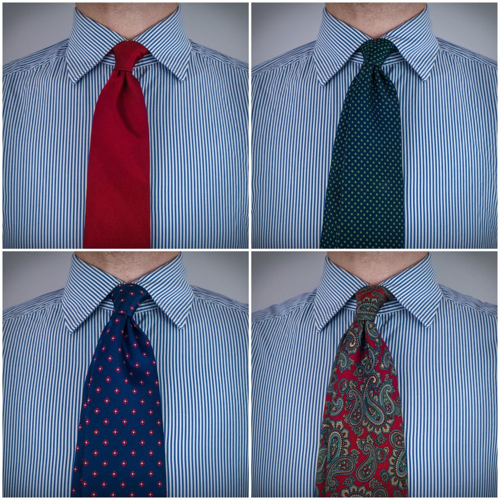 jak dobrać krawat do koszuli dandycore koszula biznesowa prążek niebieski