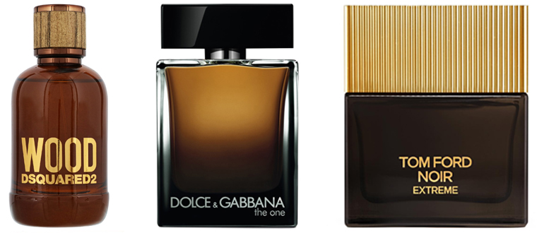 Dsquared2 Wood Pour Homme Davidoff Zino Dolce & Gabbana The One for Men Tom Ford Noir Extreme